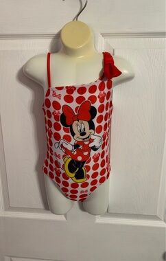 Disney Junior Minnie Swim Suit. Size 2T.